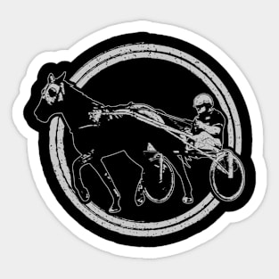 Horse C Racing Harness Racing Sticker